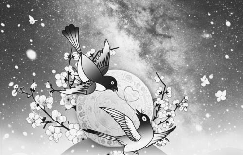 鹊（现代诗）